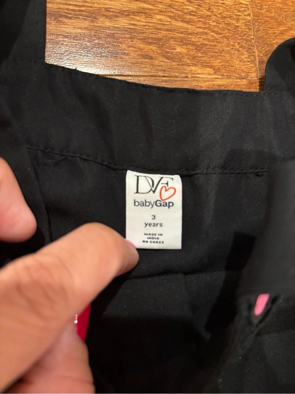 DVF BabyGap Black Tie-Waist Cropped Jumpsuit